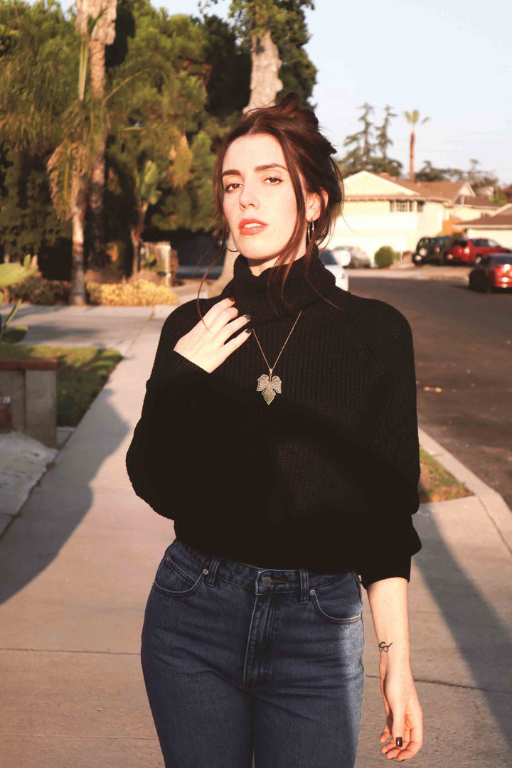 Pumpkin Leaf Necklace