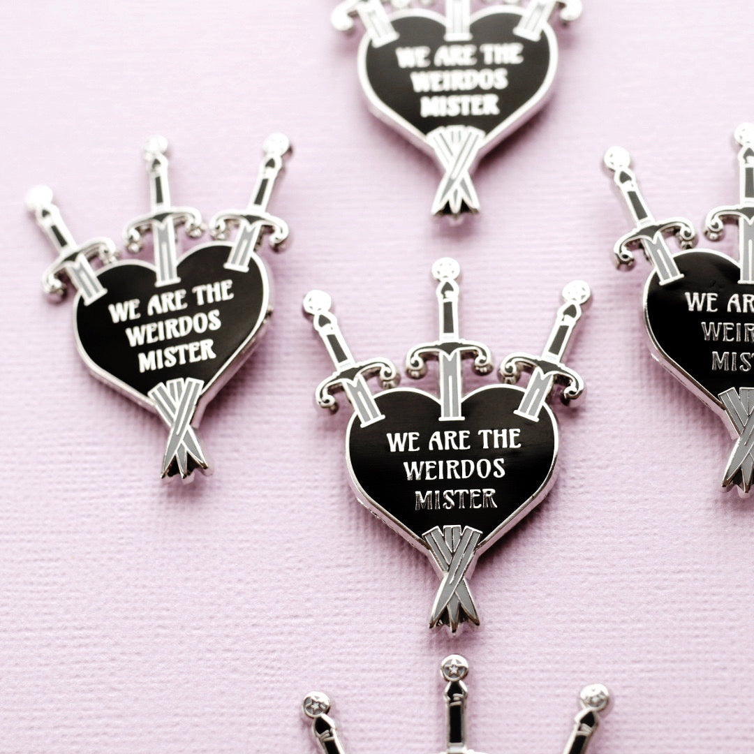 Three Of Weirdos Pin