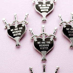 Three Of Weirdos Pin