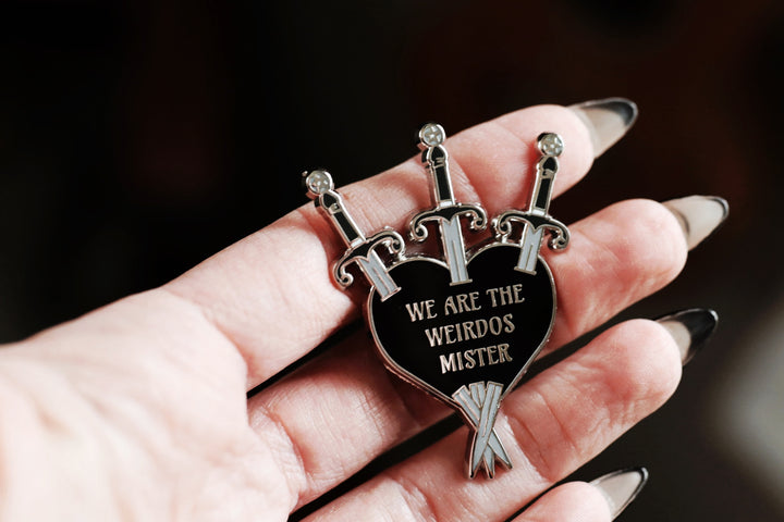 Three Of Weirdos Pin