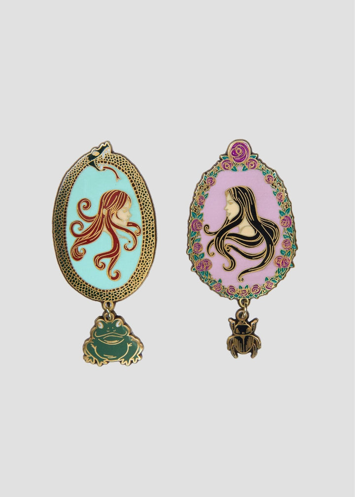 Witch Sisters Pin Set