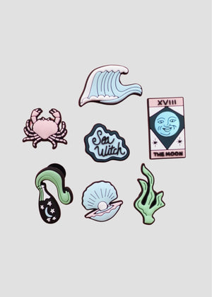 Sea Witch Shoe Charms