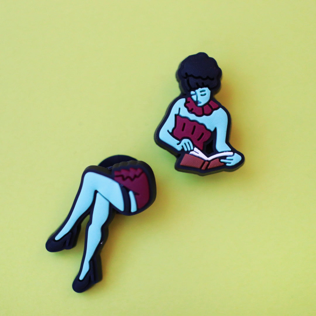 Bug Ghost Guy Shoe Charms