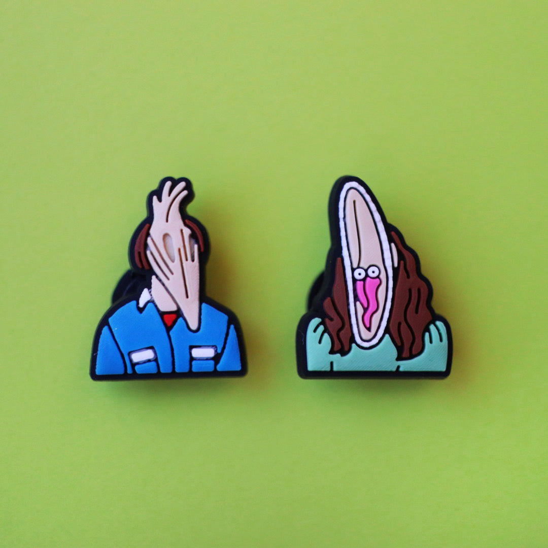 Bug Ghost Guy Shoe Charms