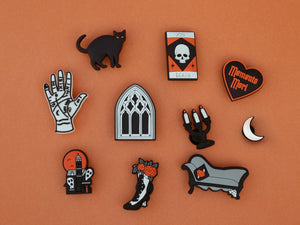 Gothic Manor Shoe Charms