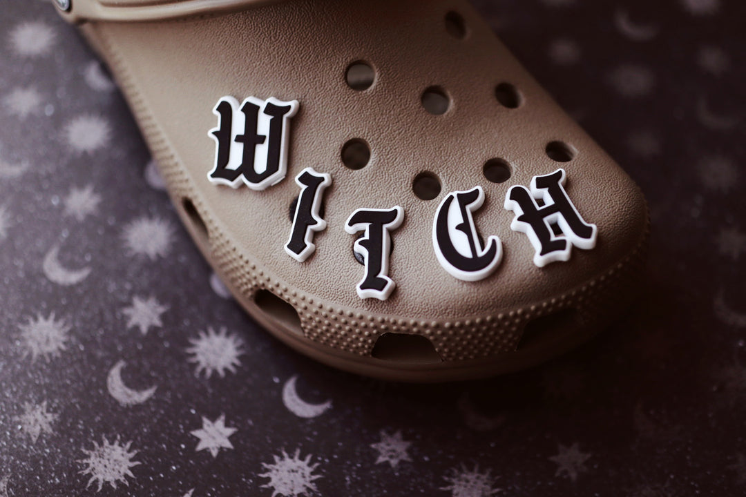 Witch Letter Shoe Charm Set