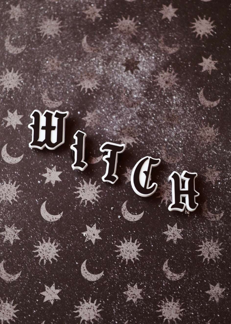 Witch Letter Shoe Charm Set