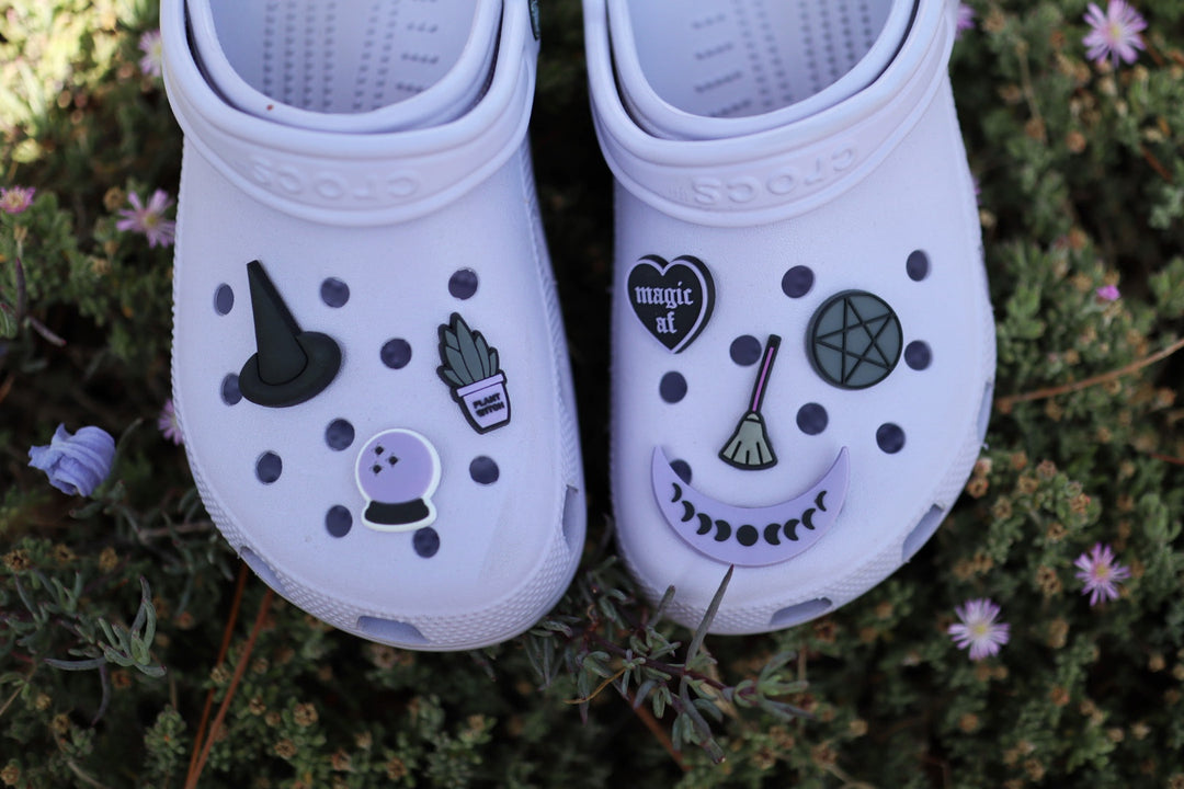 succulent croc charms Basic Witch Shoe Charms – Lady Moon Co.®