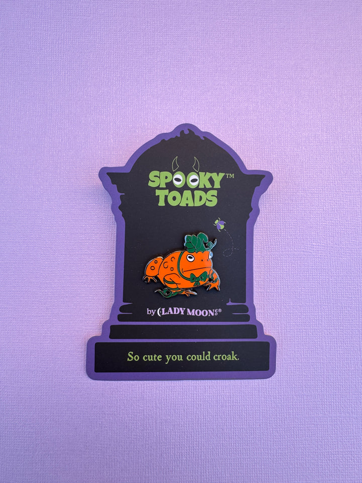 Pumpkin Toad Pin