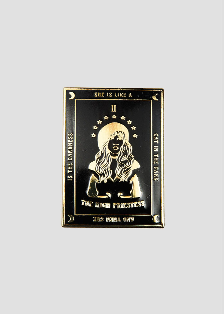 Stevie The High Priestess Tarot Pin