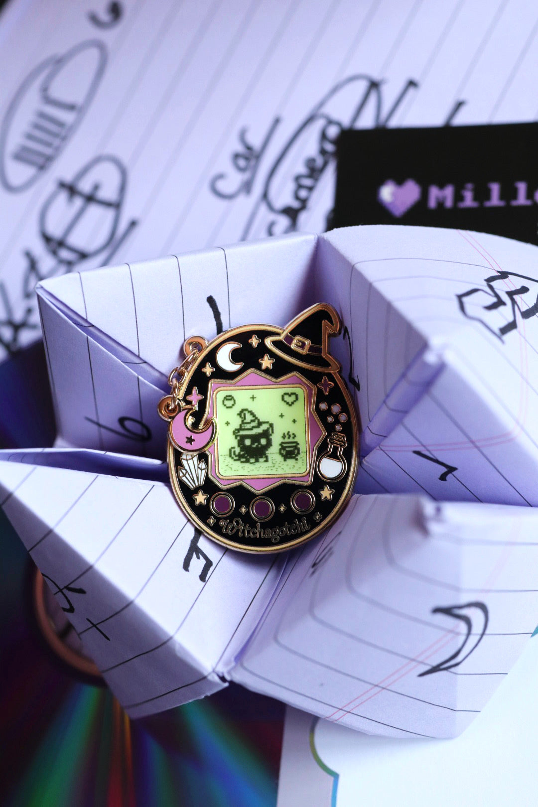 Witchagotchi Enamel Pin