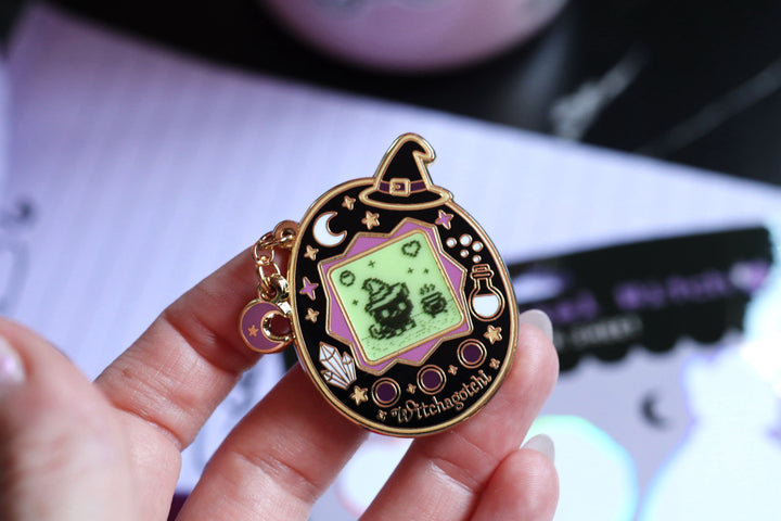 Witchagotchi Enamel Pin
