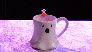 Ghost Tea Bag Holder