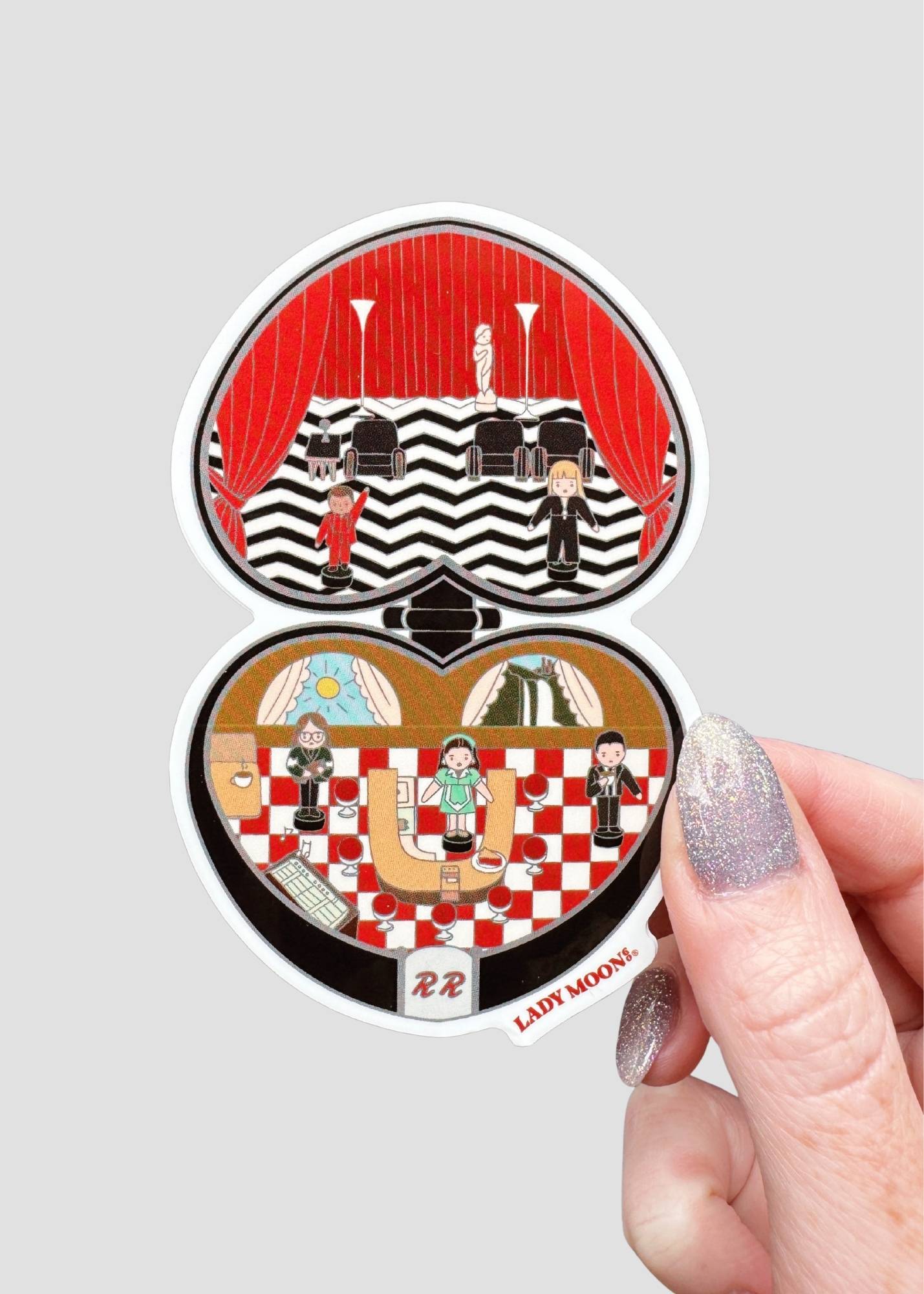 90's Witch Twin Peaks Sticker