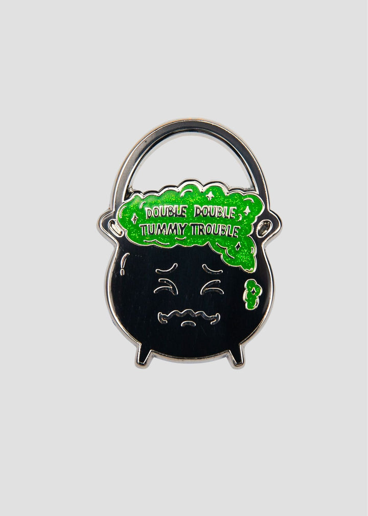 Tummy Trouble Cauldron Pin