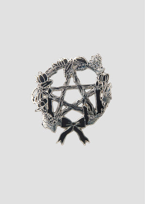 Pentacle Wreath Brooch