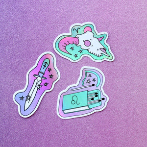 Thrifted Zodiac Stickers