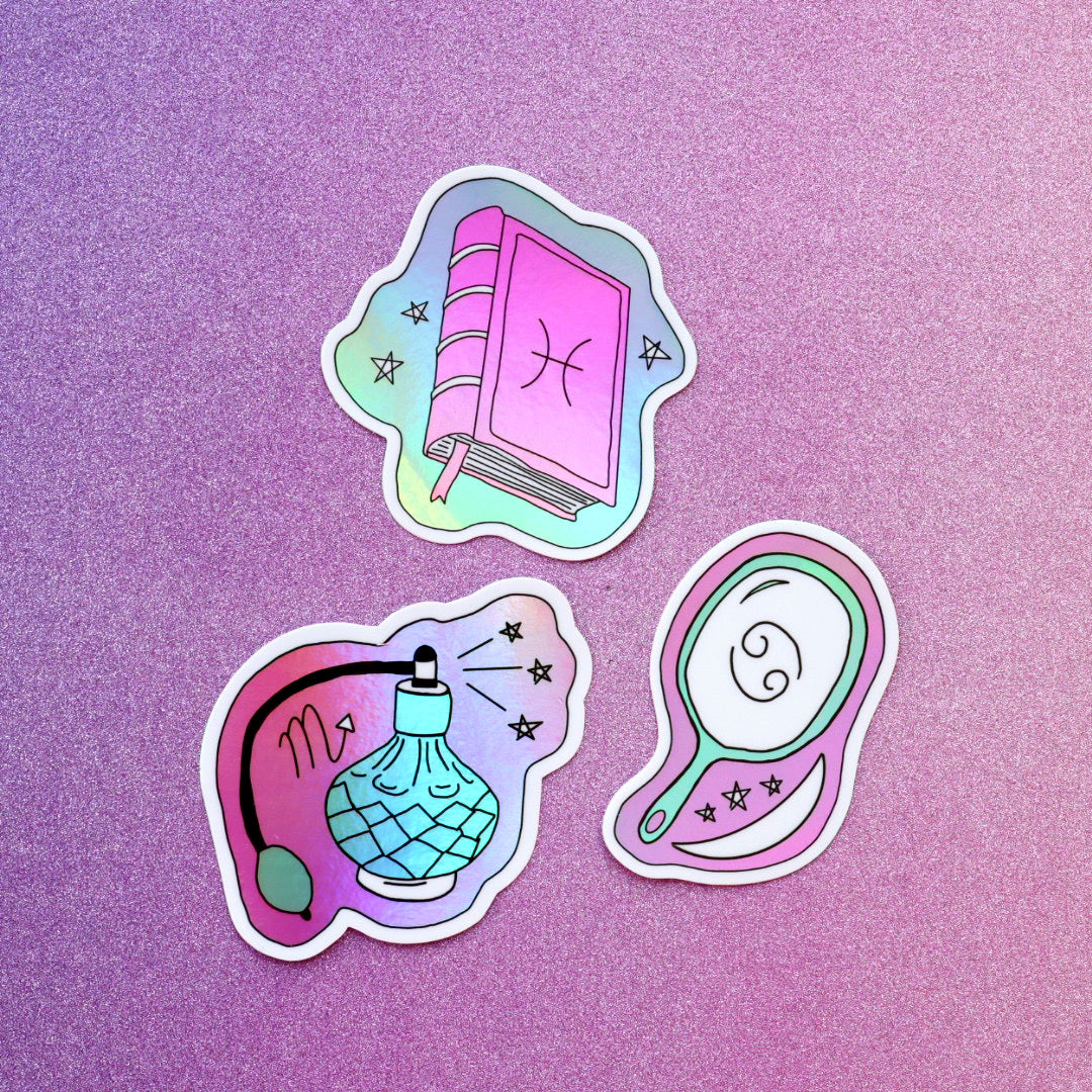 Thrifted Zodiac Stickers