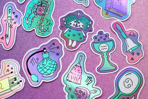 Thrifted Zodiac Stickers