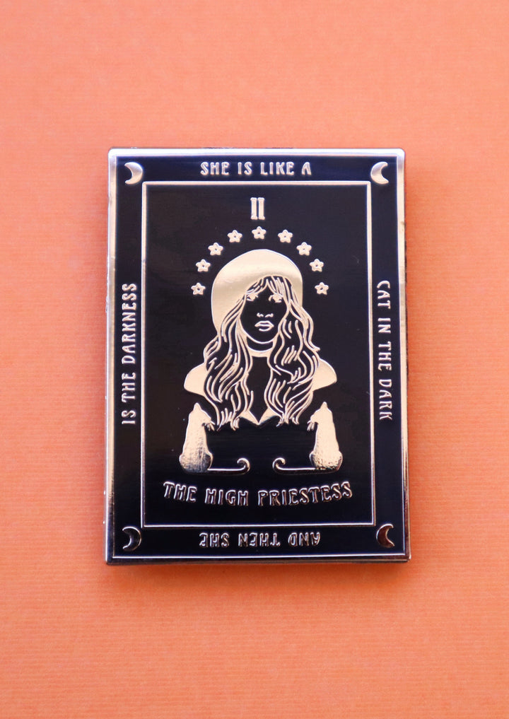 Stevie The High Priestess Tarot Pin
