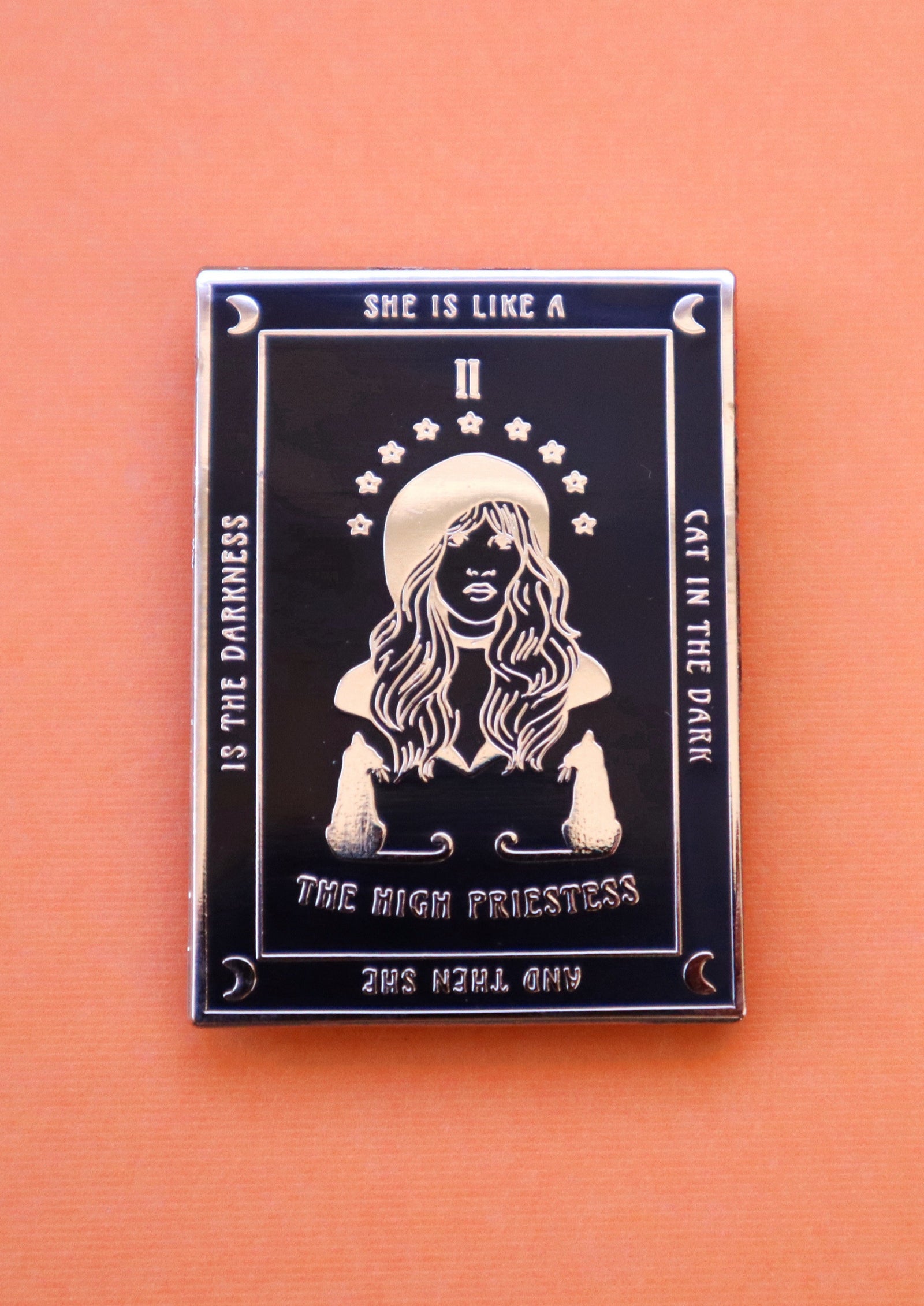 Stevie The High Priestess Tarot Pin