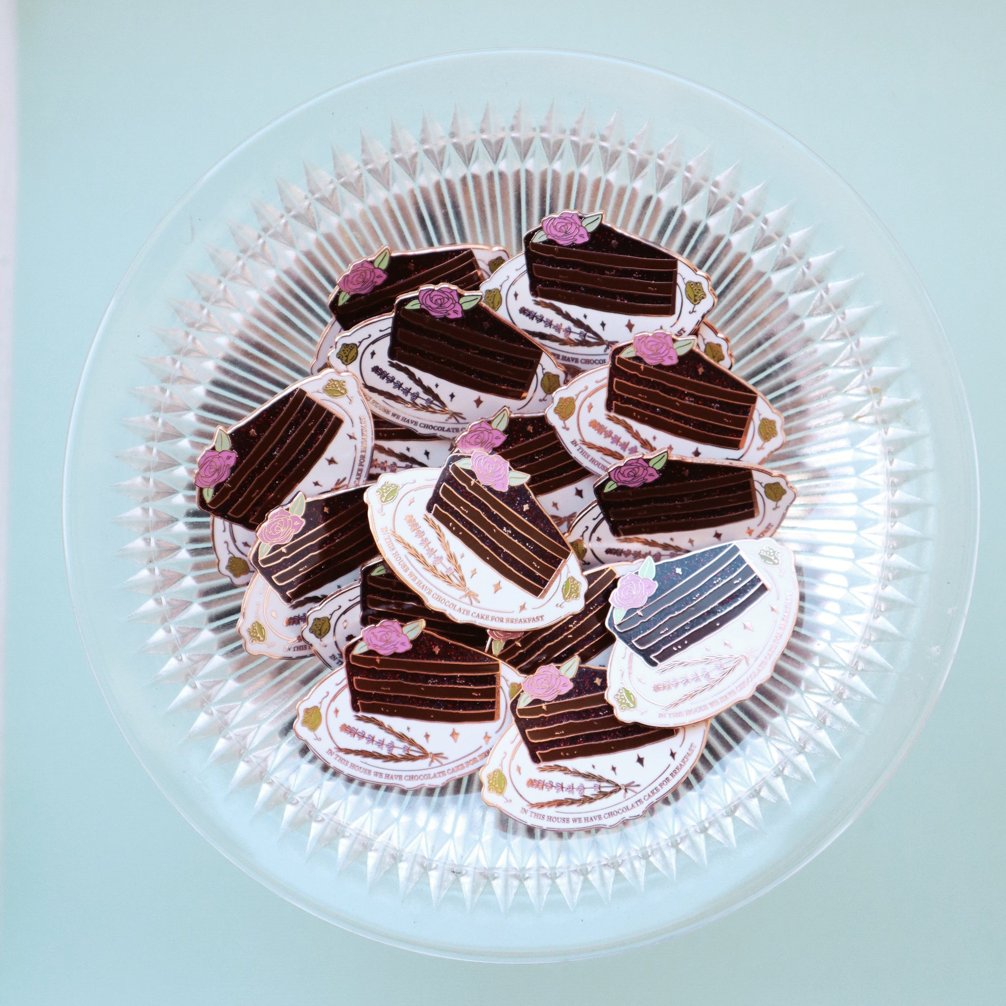 Chocolate Cake For Breakfast Pin - Lady Moon Co.®