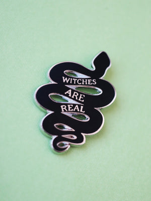 WITCHES ARE REAL SNAKE PIN
