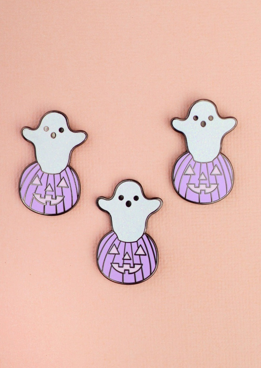 Ghost Pumpkin Pin