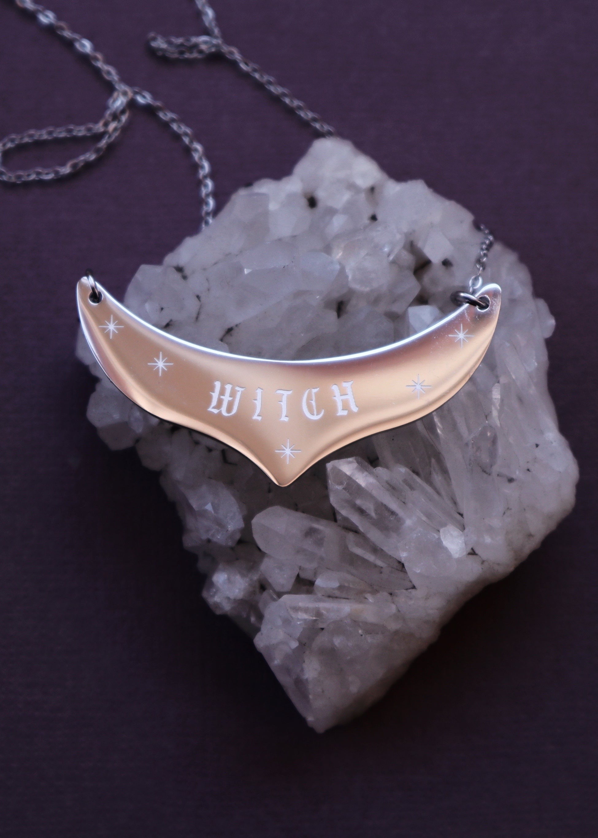 WITCH PLATE NECKLACE