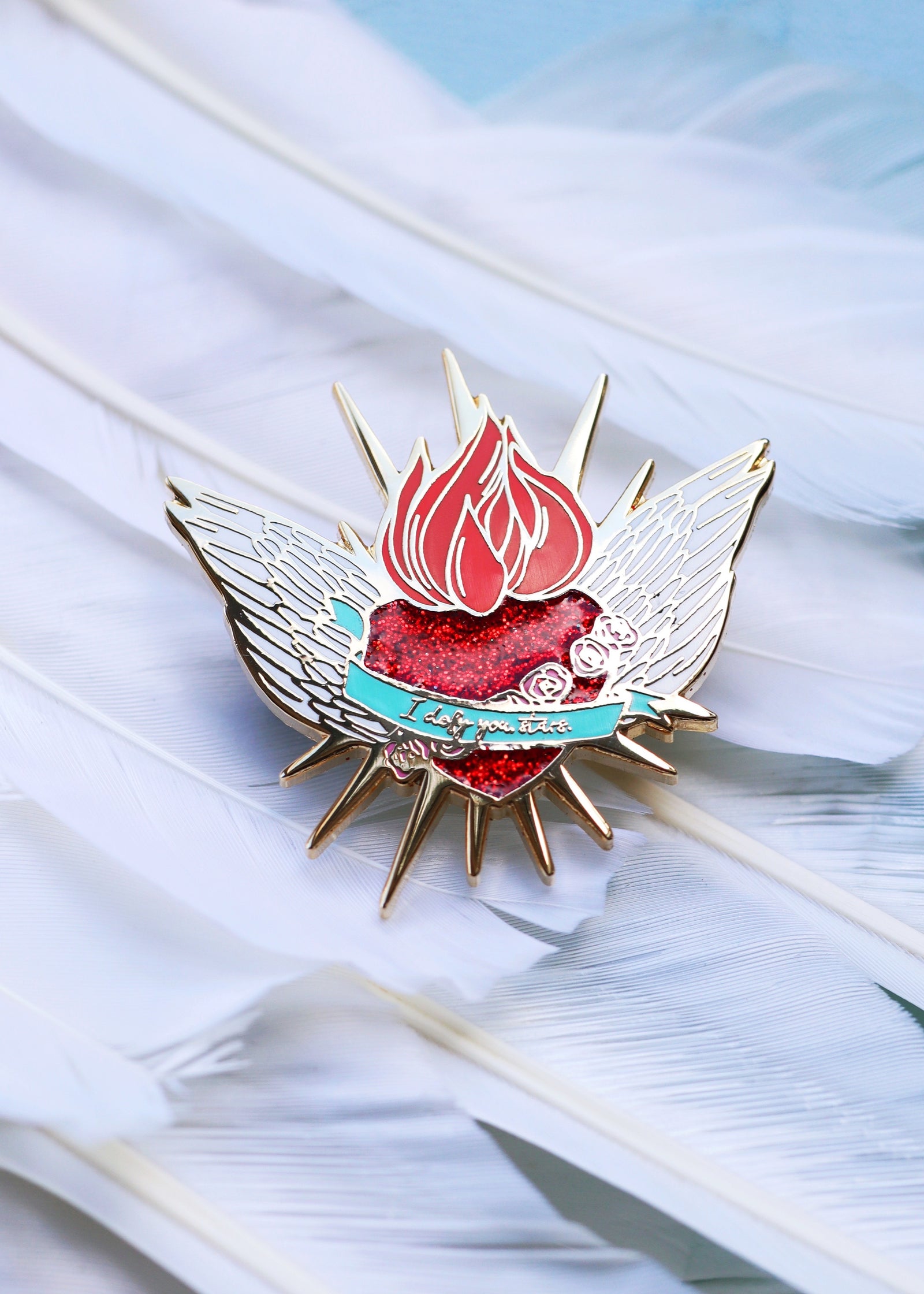 Romeo + Juliet Sacred Heart Pin